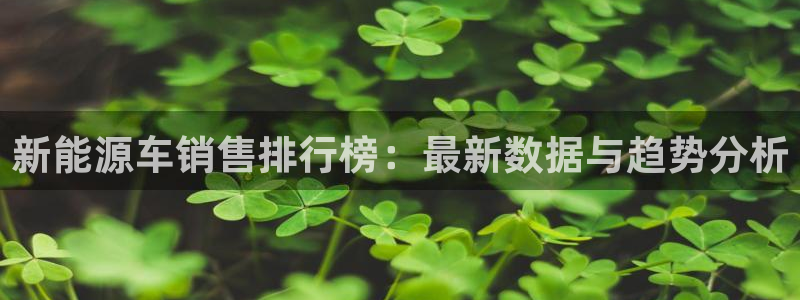 腾讯旗下的腾众娱乐:新能源车销售排行榜:最新数据与趋势分析